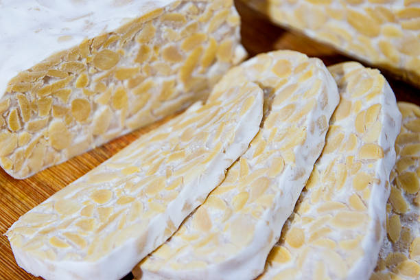 Tempeh Burger Raw Ingredients