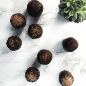 Coffee cocoa energy balls