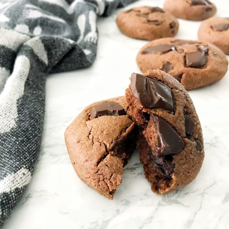 Double Chocolate Chunk Grain Free Cookies